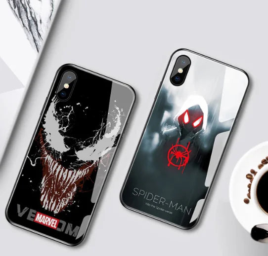 Spider-Man Glow Phone Case, Venom & Electro Case