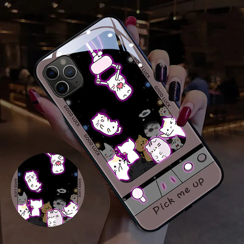 Color Changing Luminous Mobile Phone Case for IPhone