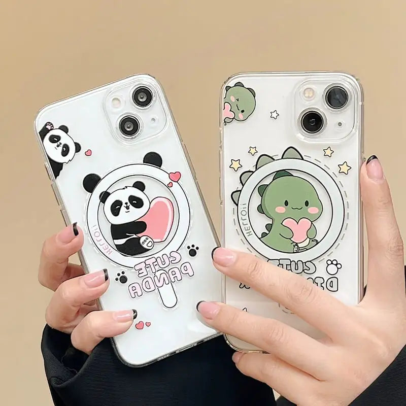 Cute Dinosaur / Panda Phone Case