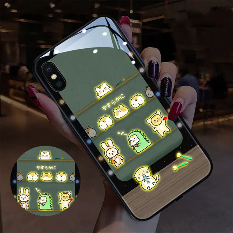 Color Changing Luminous Mobile Phone Case for IPhone